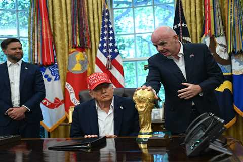 Trump called FIFA president asking to review USMNT star Folarin Balogun’s red card suspension:..