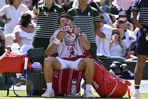 Alex de Minaur feeling ‘broken inside’ as tennis dreams fall short after Wimbledon exit