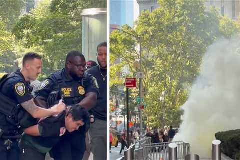Explosion Outside NYC Federal Building Leads to Suspect Takedown, on Video