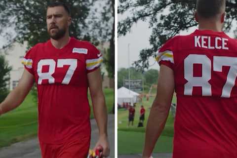 Travis Kelce Arrives At Chiefs Training Camp