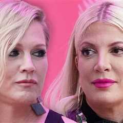 '90210' Stars Tori Spelling and Jennie Garth's Friendship Hits a Rocky Patch
