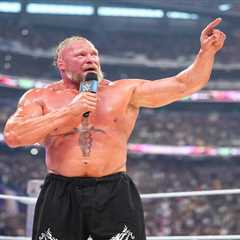 Brock Lesnar offically announces his retirement after WWE SummerSlam loss to Oba Femi