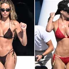 Alix Earle and Stassie Karanikolaou Strip Down to Skimpy Bikinis on Italian Vacay