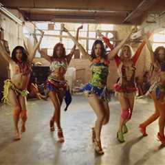 KATSEYE Sweat It Out in Colorful, Rain-Drenched ‘Hootie Fruitti’ Video: Watch