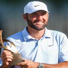 Scottie Scheffler’s new son Remy joins dad in winner’s circle for first time in heartfelt moment