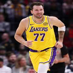 Luka Dončić left aghast by crazed Lakers fan’s river jump for shirt in Slovenia