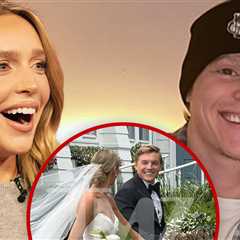 Pregnant Alex Cooper Spotted at Brother Grant's Wedding, See Photos