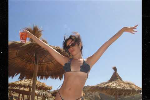Camila Cabello Rocks Blue String Bikini on Greece Vacation