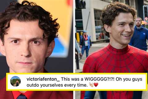 Behind-The-Scenes Pics Of Tom Holland's Wig For “Spider-Man: Brand New Day” Are Going Viral, And I..