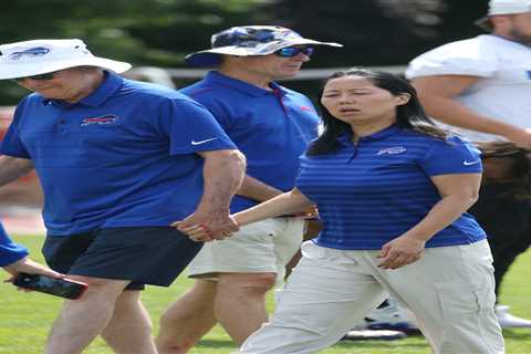 Bills owner’s wife makes rare appearance after near-death scare