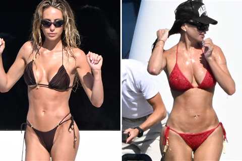 Alix Earle and Stassie Karanikolaou Strip Down to Skimpy Bikinis on Italian Vacay