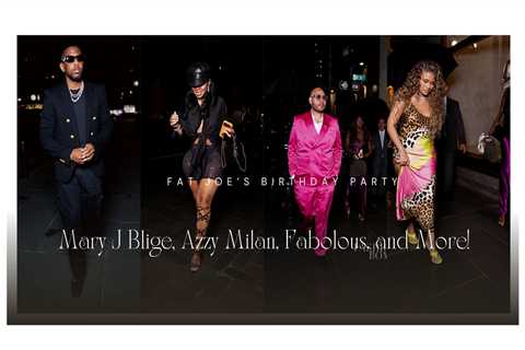 Remy Ma, Mary J Blige, Azzy Milan and More Come Out in Style for Fat Joe’s Birthday Party
