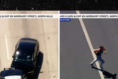 LAPD Engaged in Police Chase with Burglary Suspect, Watch Live
