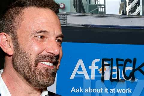Ben Affleck's Name Appears on Aflac Ads Across Los Angeles