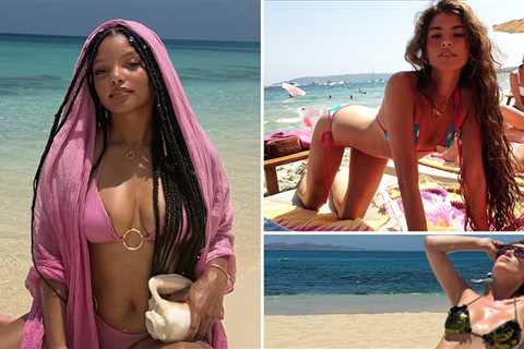 Celebrity Beach Bums for National Beach Day!