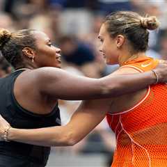 Aryna Sabalenka bests Taylor Townsend to tie Serena Williams with sixth-straight US Open..