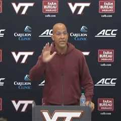 James Franklin has cringey ‘Hey, Michael’ moment with reporter in bizarre Virginia Tech press..