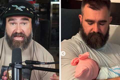 After Kylie Kelce Revealed Jason Kelce Went Back To Work The DAY AFTER She Gave Birth To Their..