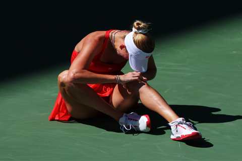 Anastasia Potapova’s impressive US Open run ends in tears after heartbreaking injury