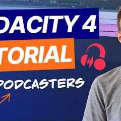 Audacity 4 Tutorial for Podcasters (Setup, Record &amp; Edit)