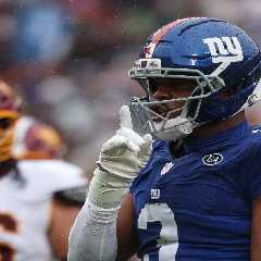 Abdul Carter sits out Giants practice due to unexpected calf injury