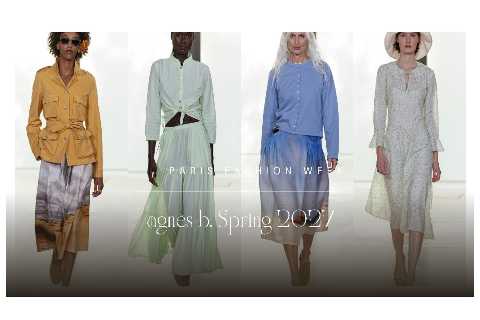 agnès b. Spring/Summer 2027: Scenic Prints, Pink Leather, and Belted Denim Safari Suits at Paris..