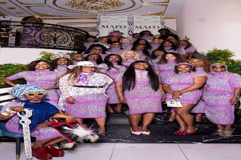 NYFW Flashback: The Kibonen Mäfo Dress Brunch Where Women Gathered in the Brand’s Pink-Purple and..
